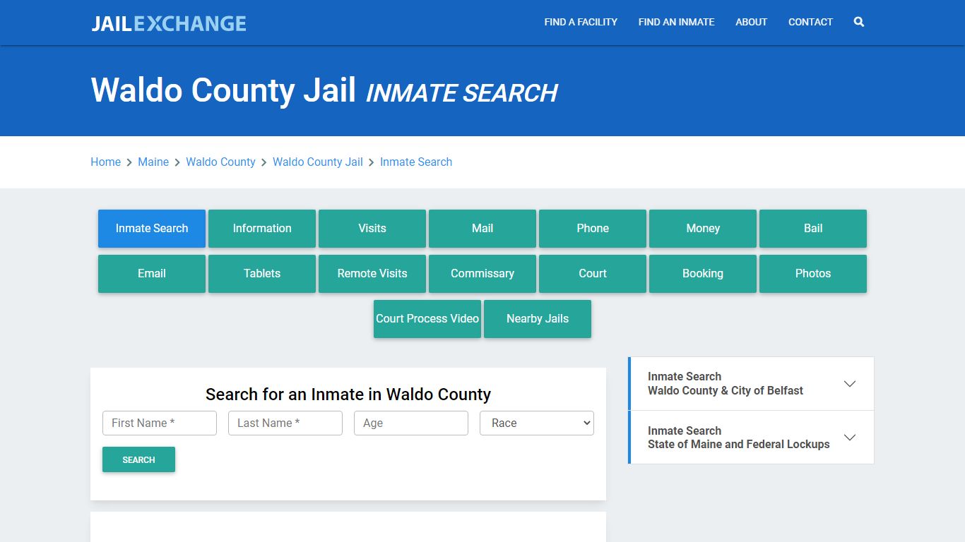 Waldo County Jail, ME Inmate Search: Roster & Mugshots